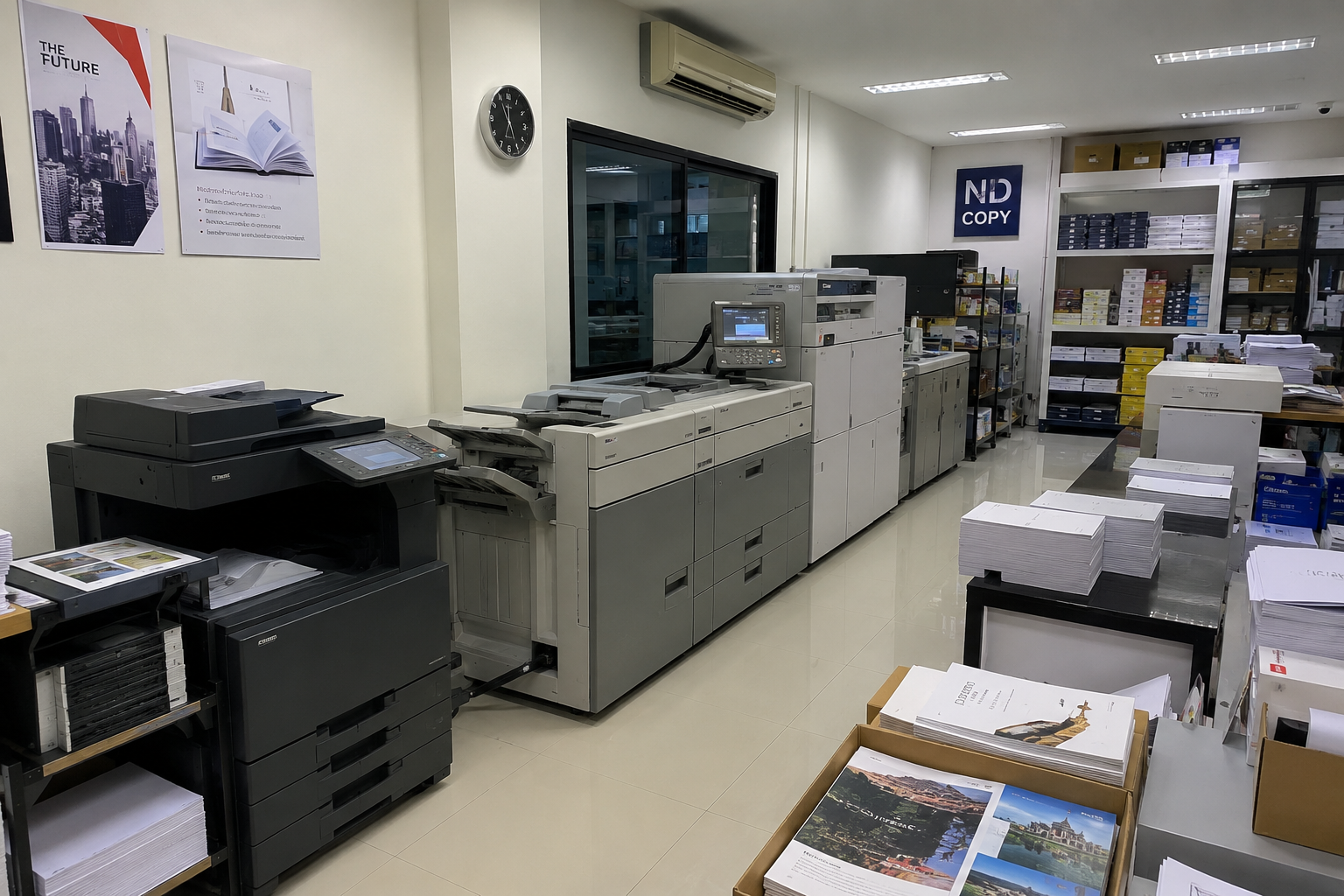 ห้องผลิตงานพิมพ์