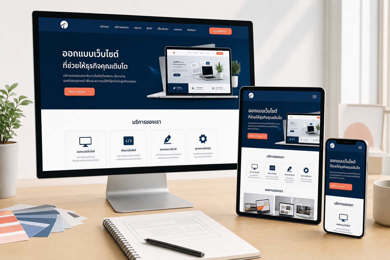 รับทำเว็บไซต์ และเว็บแอปพลิเคชัน