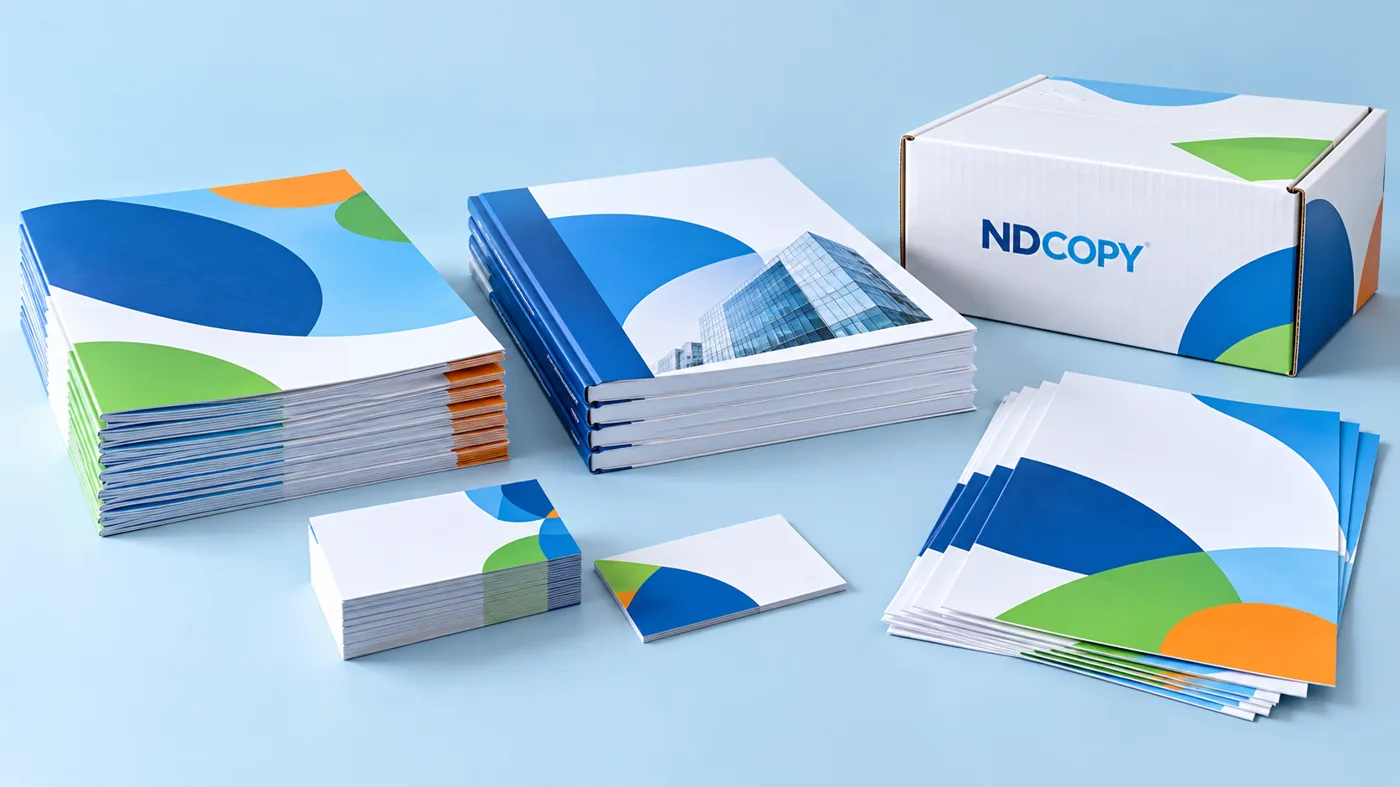 ตัวอย่างเอกสารเข้าเล่ม โบรชัวร์ และงานพิมพ์ NDCOPY
